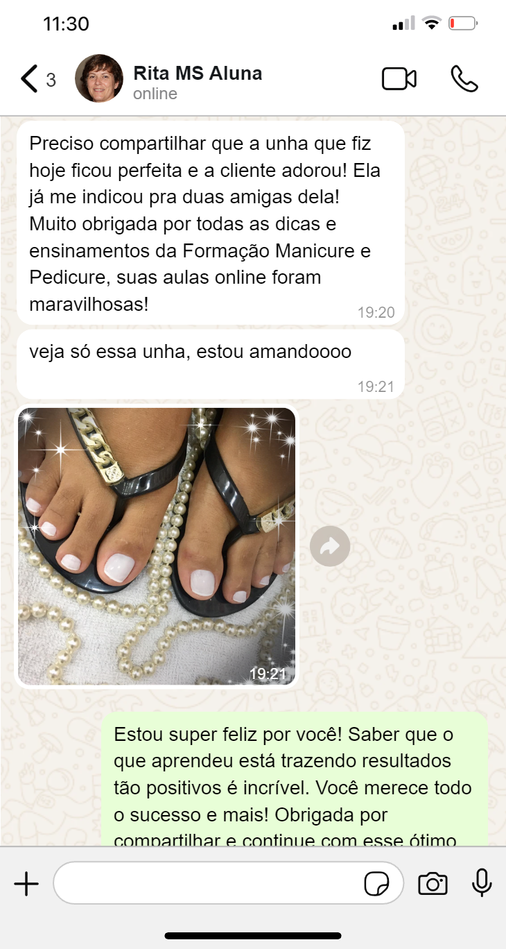 Josiane Ramos - Curso de Manicure e Pedicure