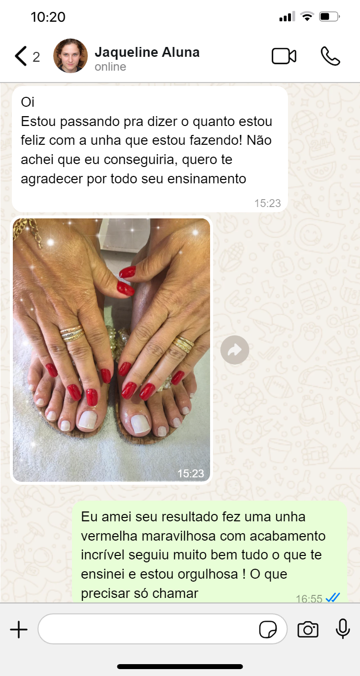 Josiane Ramos - Curso de Manicure e Pedicure