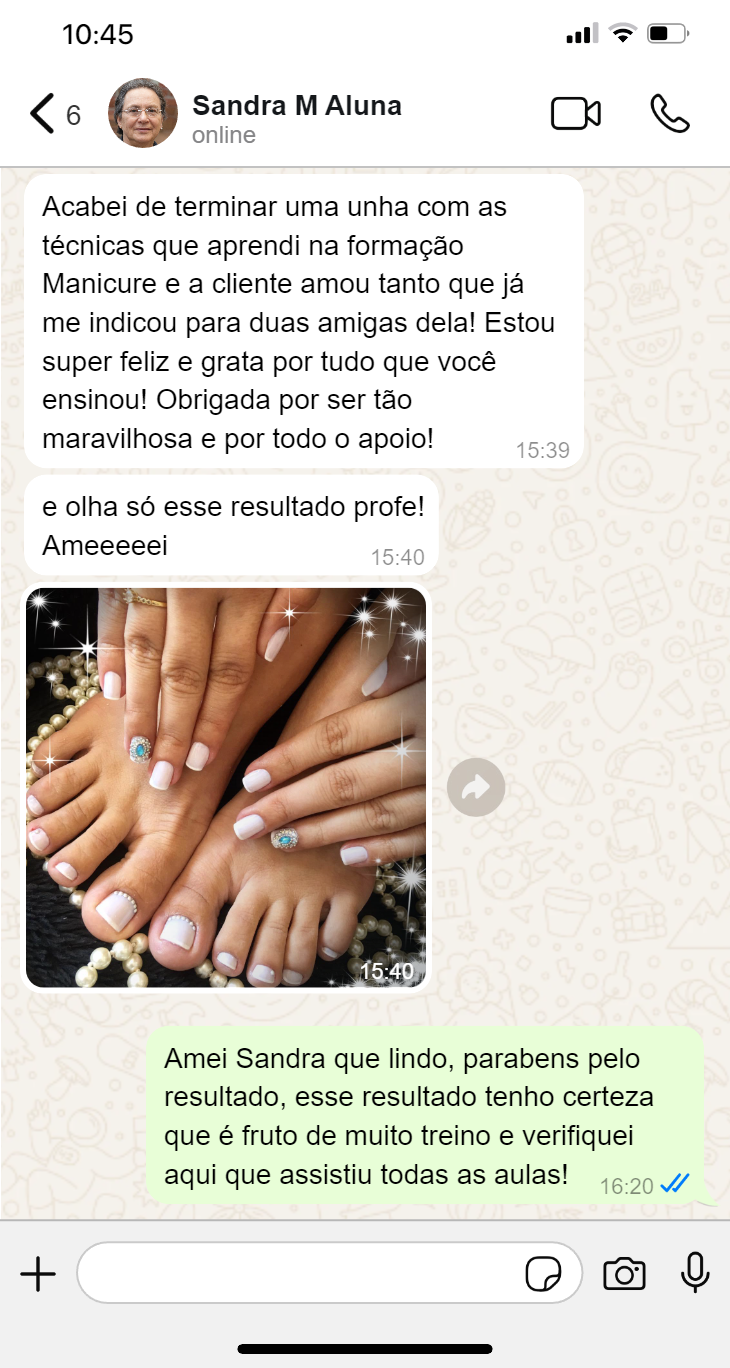 Josiane Ramos - Curso de Manicure e Pedicure