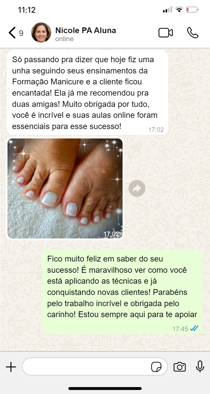 Josiane Ramos - Curso de Manicure e Pedicure
