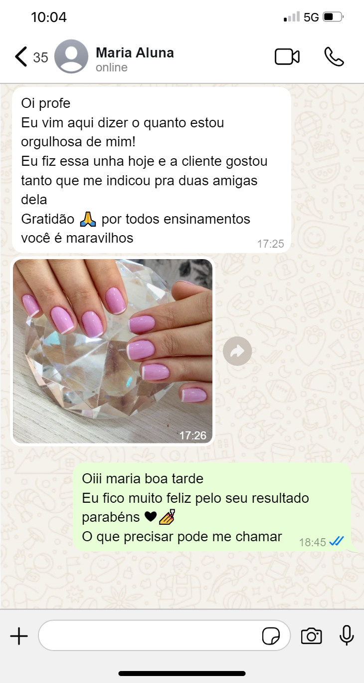 Josiane Ramos - Curso de Manicure e Pedicure
